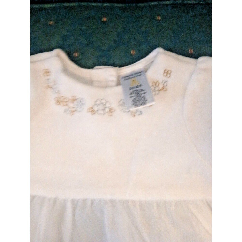 Cuddle Bear Collection Infants Dress White 3-6 Months Holiday Christening Tuille - Picture 7 of 9